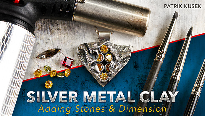 Patrik Kusek on Craftsy.com teaching metal clay and stone setting